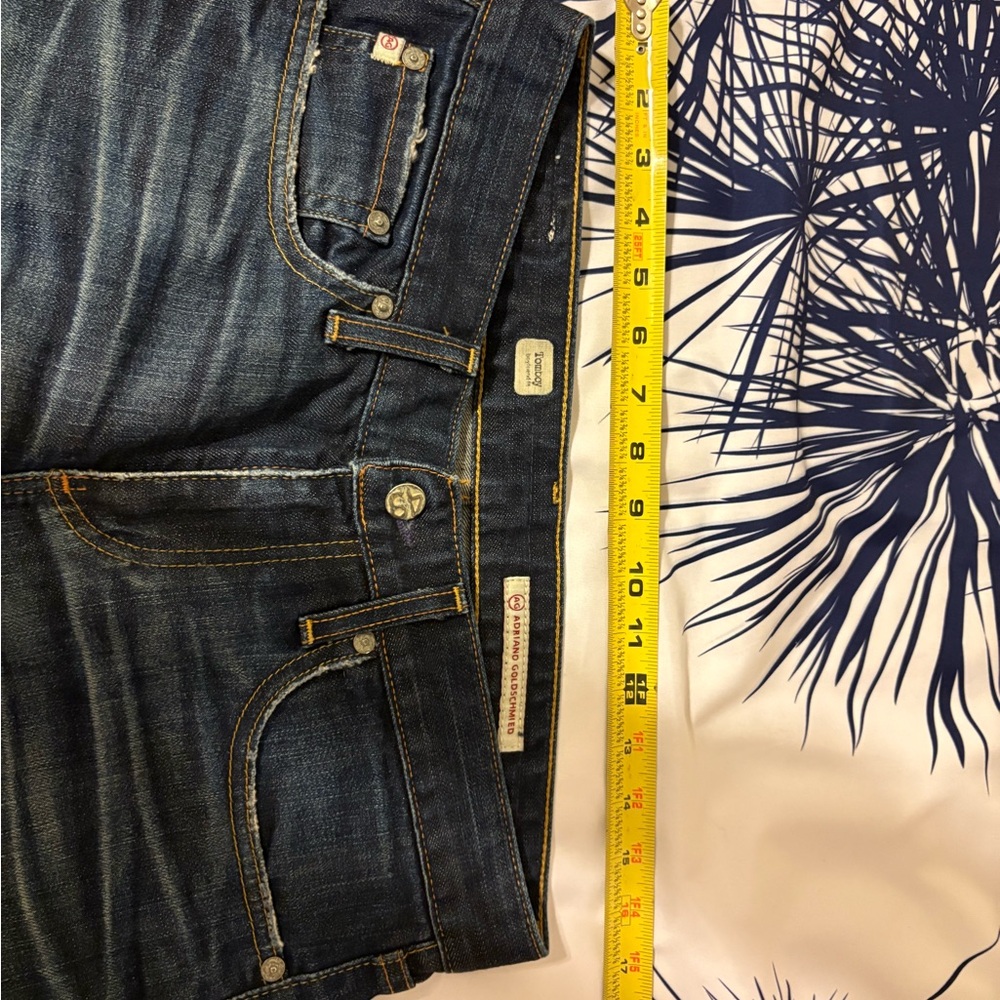 AG Adriano Goldschmied Indigo Denim Jeans, low rise